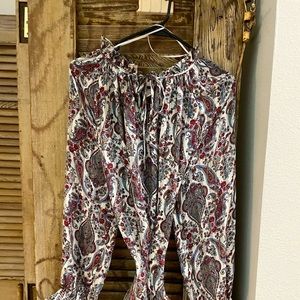 H&M Paisley Sheer Blouse - Size 12